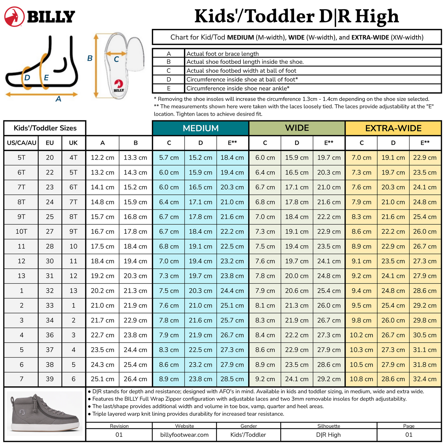 Silver Multi Glitter BILLY Classic D|R II High -Shoekid.ca