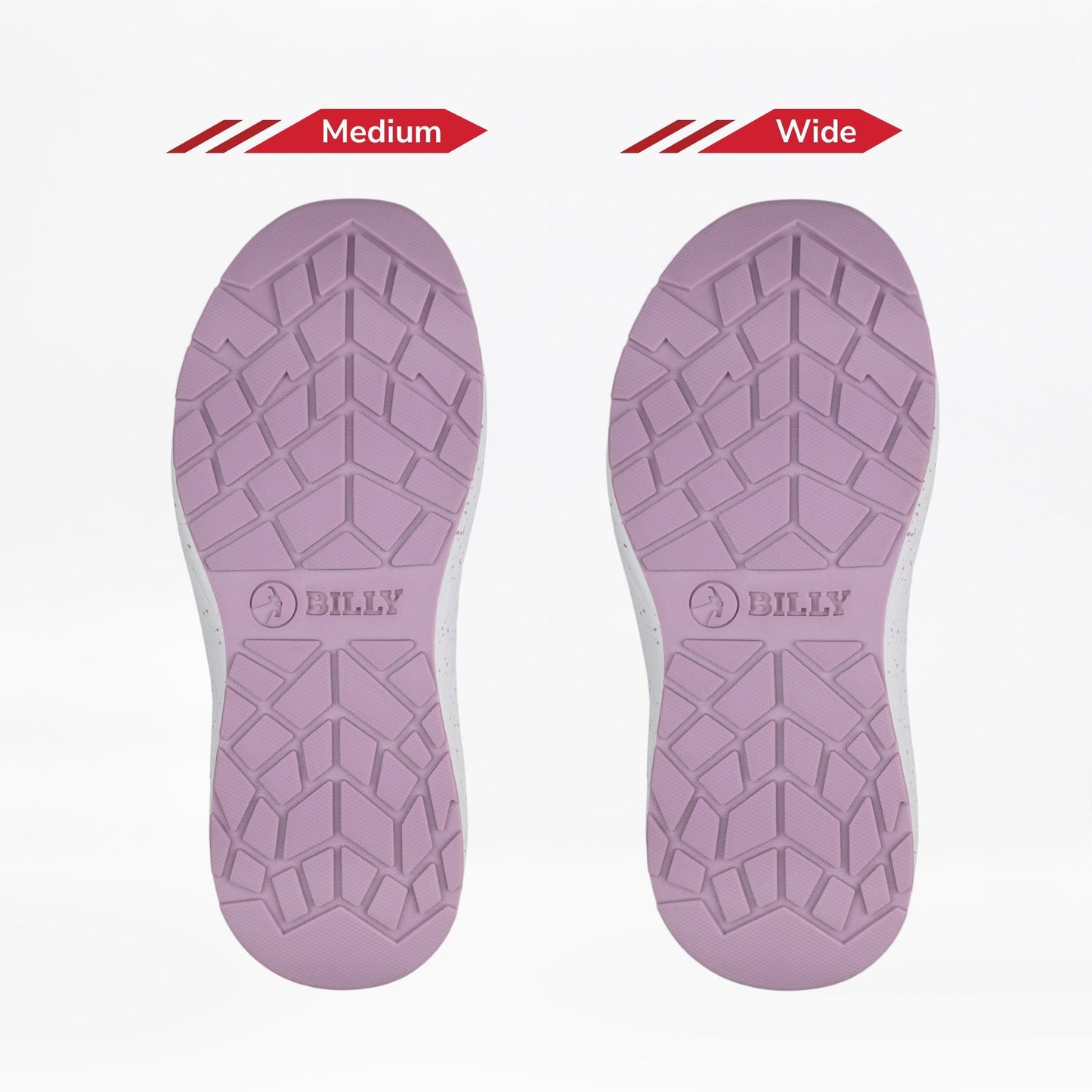 Women's Mauve/White/Plum BILLY Sport Inclusion DZ1 -Shoekid.ca