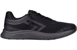 BILLY Men's Black to the Floor Sport Inclusion Too Athletic Sneakers (EasyOn) - shoekid.ca